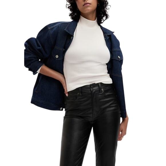 GAP Black leather pants - Picture 5 of 12